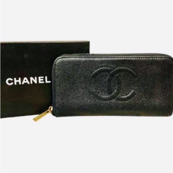 CHANEL Handbags - Chanel Caviar Leather Zippy Wallet
CC Tag Code:  7370108. SOLD